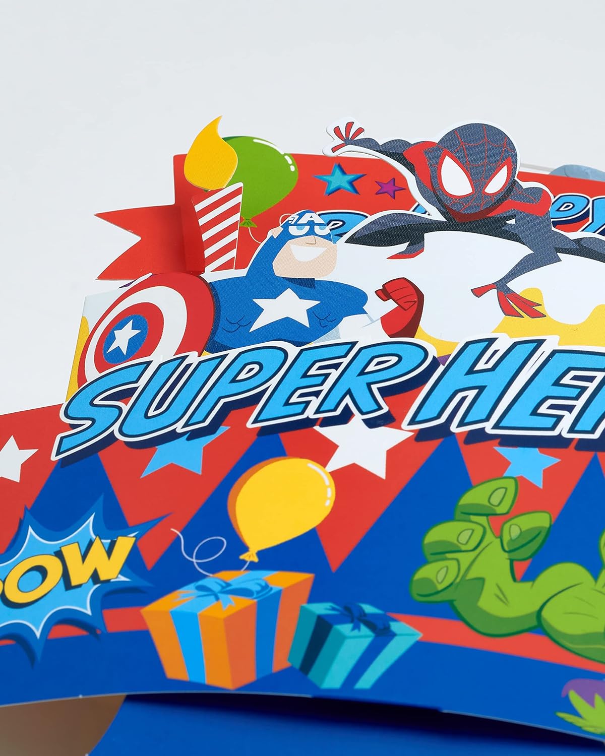 Marvel Spiderman Fun Hero Pop-Up Birthday Card