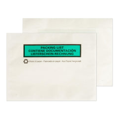 Blake Vita C6 Clear Paper Document Enclosed Wallet Peel and Seal 40mu 168x126mm (Pack 1000) - PAPDE22