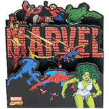 Marvel Retro Pop-Up Design, With Iron-Man, She-Hulk, Spider-Man Birthday Card