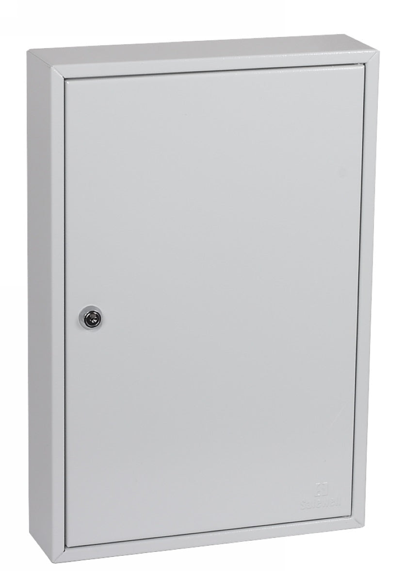 Phoenix Commercial Key Cabinet 64 Hook Key Lock Light Grey KC0602K DD