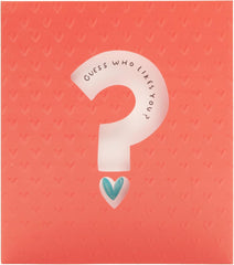 UK Greetings Valentine's Day Card From A Secret Admirer for Him/Her/Boyfriend/Girlfriend/Husband/Wife/Partner - Question Mark Design