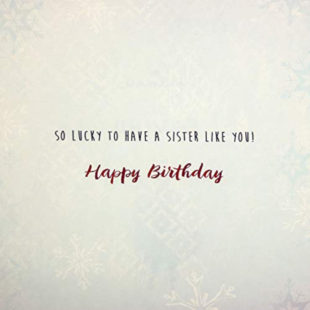 Hallmark Disney's Frozen Birthday Card for Sister - With Spot the Difference Activity Inside