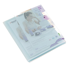 Rexel Budget Cut Flush Folder Polypropylene A4 85 Micron Clear (Pack 100) 12182