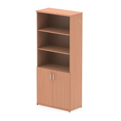Impulse 2000mm Open Shelves Cupboard Beech I000047 DD