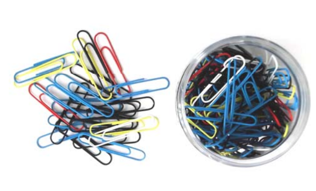 ValueX Paperclip Giant Plain 51mm Assorted Colours (Pack 125) - 33301