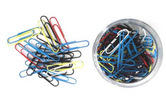 ValueX Paperclip Giant Plain 51mm Assorted Colours (Pack 125) - 33301
