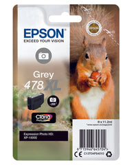 Epson 478XL Squirrel Grey High Yield Ink Cartridge 10ml - C13T04F64010