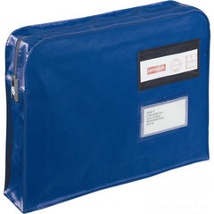 Versapak Bulk Mailing Pouch Button Zip Closure 406 x 305 x 76xmm Blue - VFT2-BLS