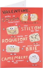 UK Greetings Valentine's Day Card For Him/Her/Boyfriend/Girlfriend/Husband/Wife/Partner - Cheese Design