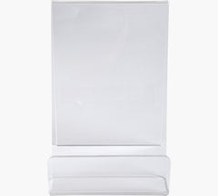 Exacompta Acrylic Display Easel 75 x 100 x 104mm Clear - 88158D