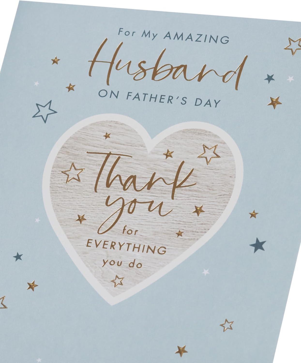 UK Greetings Father's Day Card for Husband - Thank You Design