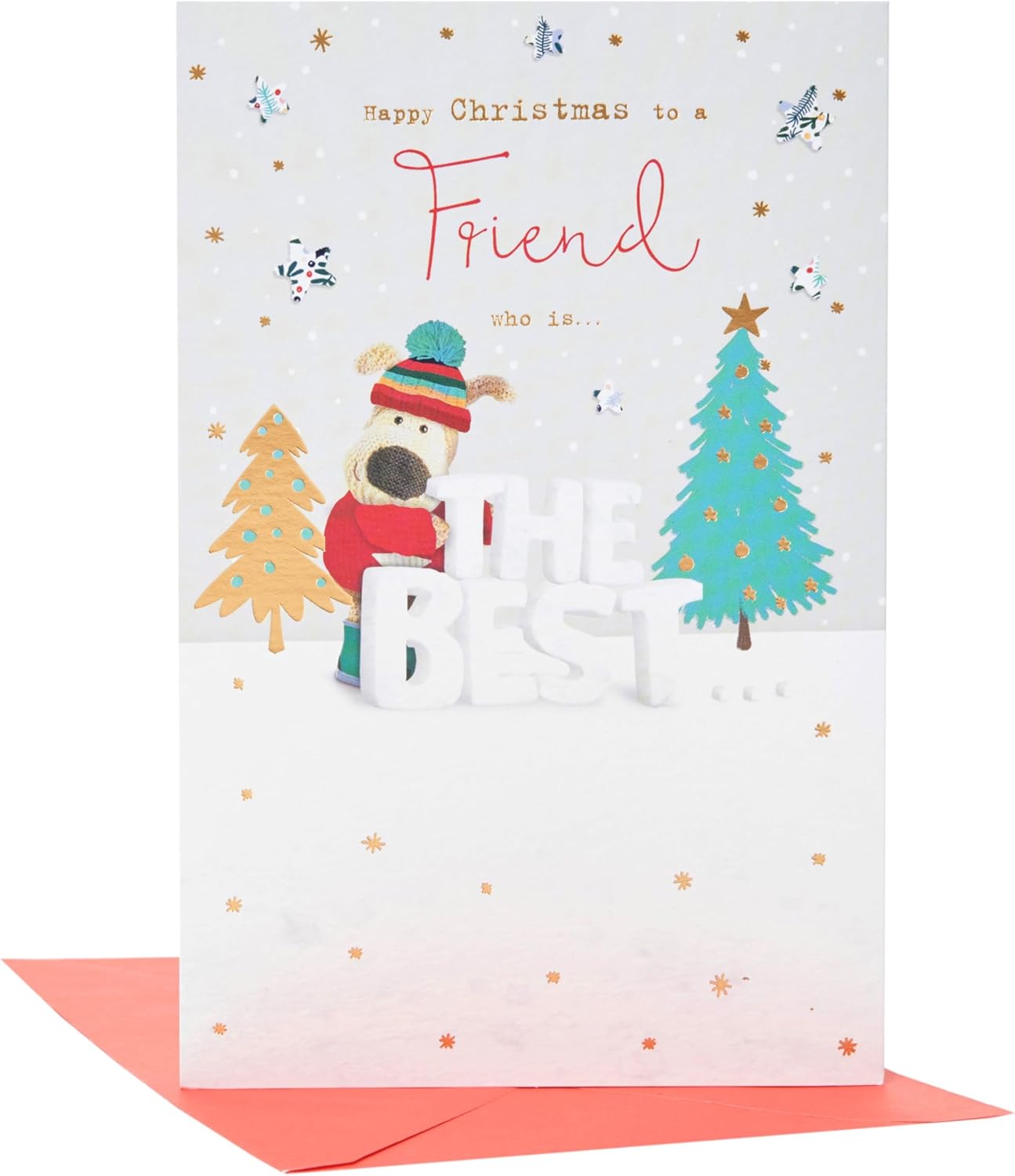 Boofle To A Friend Who Is The Best – Cute Christmas Greeting Card