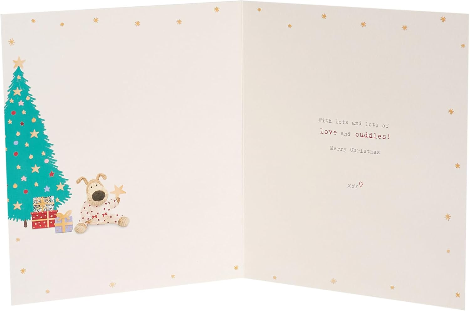 Boofle Baby Girl’s 1st Christmas Card – Cute Festive Design