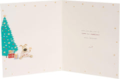 Boofle Baby Girls 1st Christmas Card - Cute Design