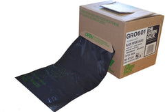 The Green Sack Heavy Duty Refuse Sack Cube 737x965mm Black (Pack 75) 0703116