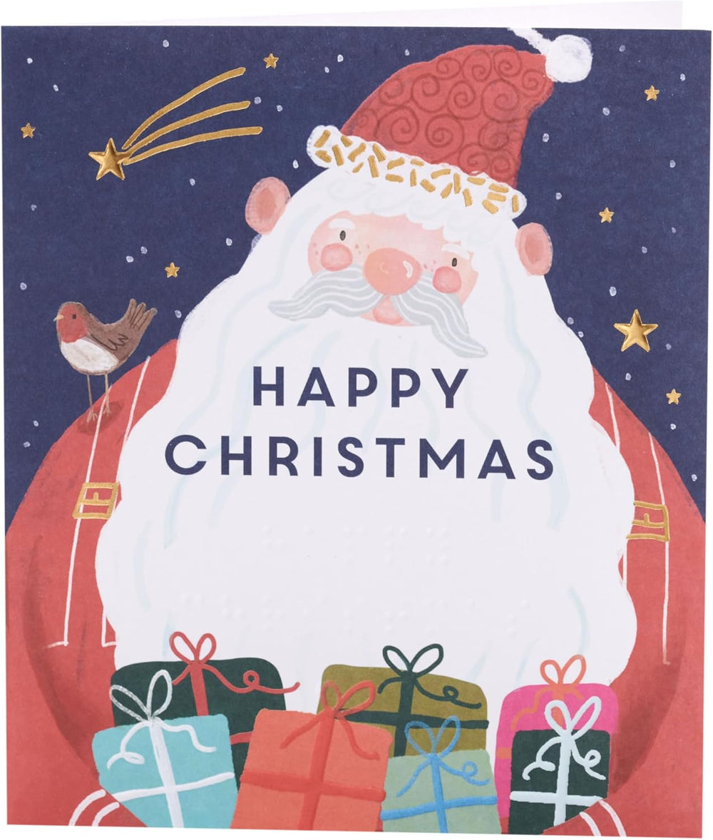 Braille Christmas Card – Festive Xmas Greeting Card