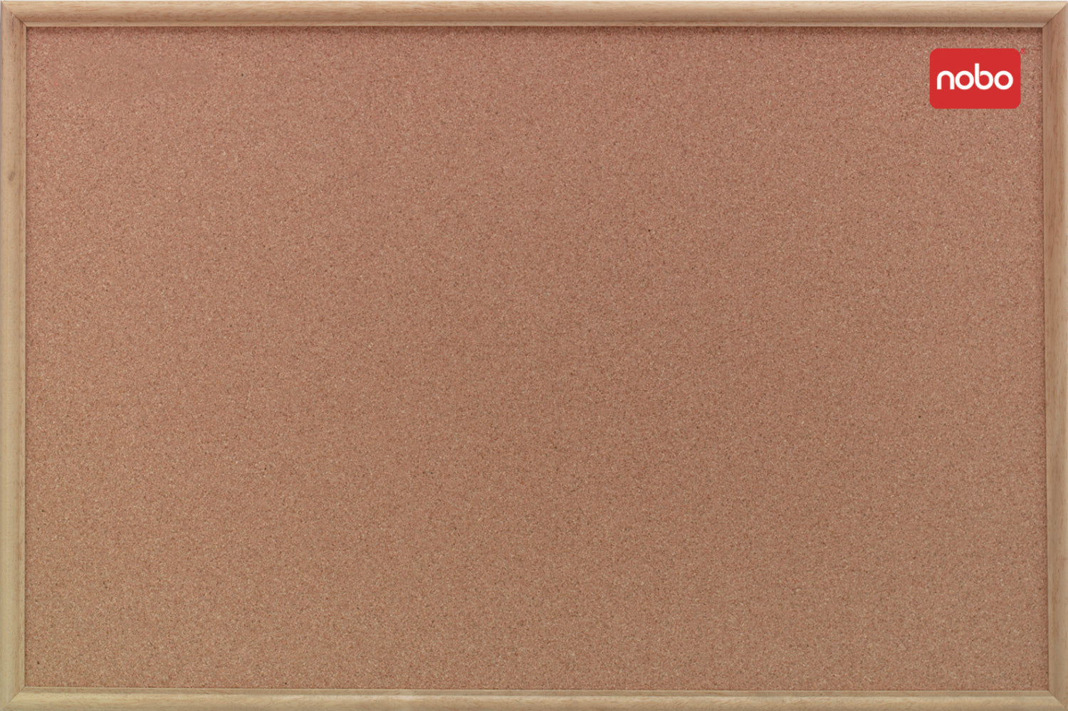 Nobo Classic Cork Noticeboard Oak Wood Frame 1200x1800mm 37639005 DD