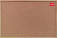 Nobo Classic Cork Noticeboard Oak Wood Frame 1200x1800mm 37639005 DD