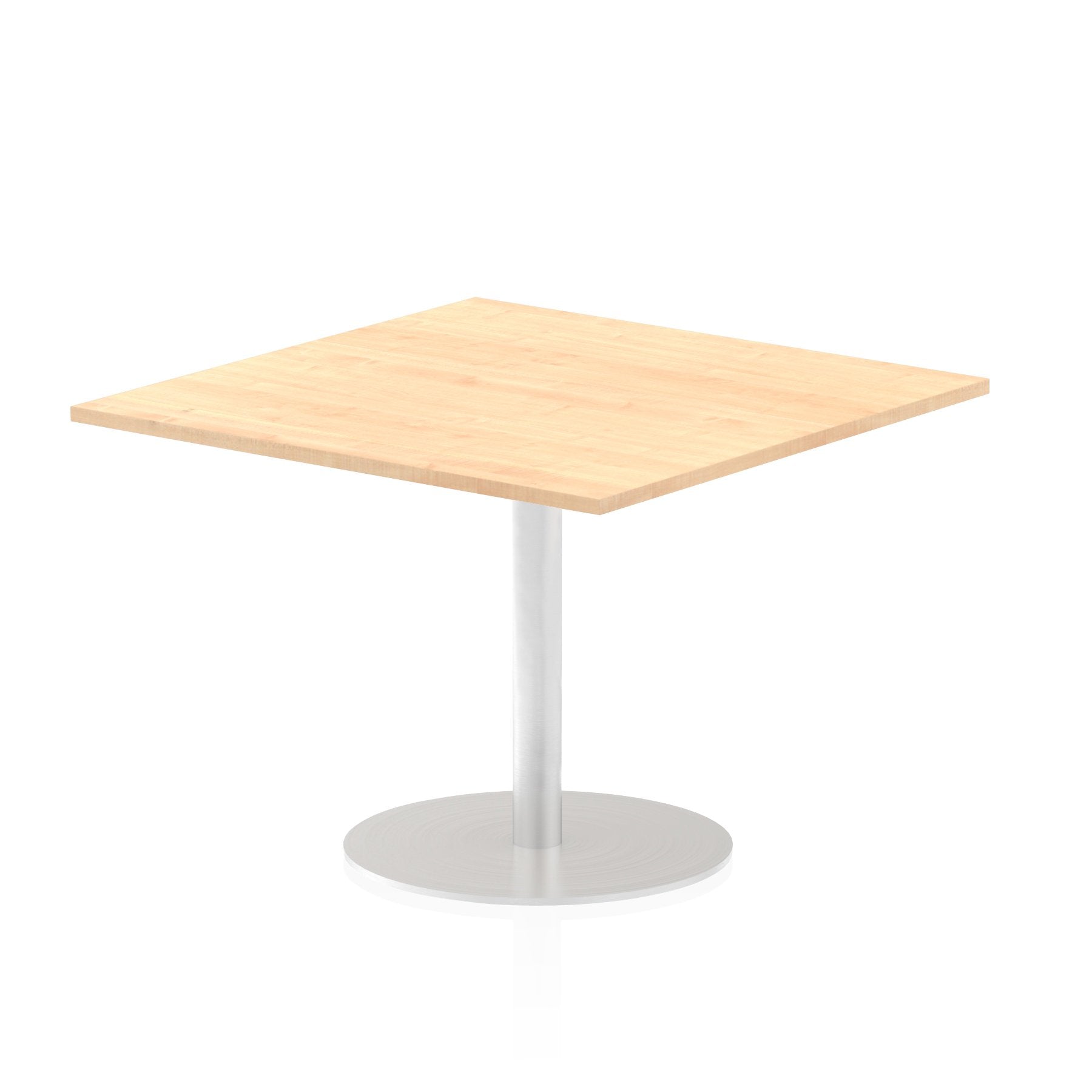 Dynamic Italia 1000mm Poseur Square Table Maple Top 725mm High Leg ITL0355 DD