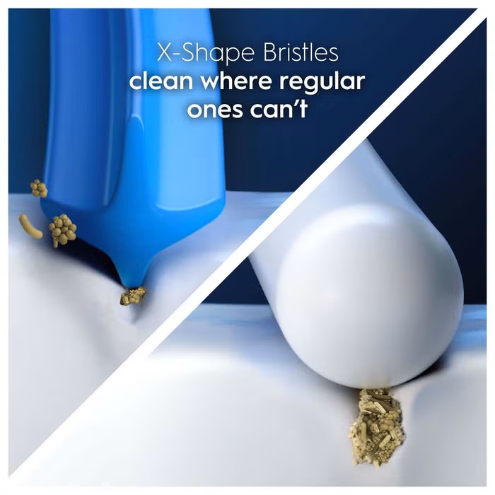 Oral-B Cross Action Brush Heads Lifestyle Use Image