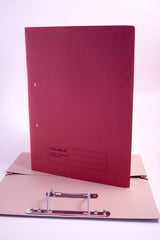 Guildhall Spring Pocket Transfer File Manilla Foolscap 420gsm Red (Pack 25) - 211/6005Z