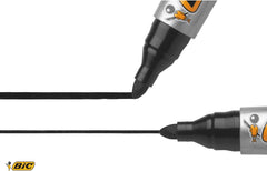 Bic Marking 2000 Permanent Marker Bullet Tip 1.7mm Line Assorted Colours (Pack 4)