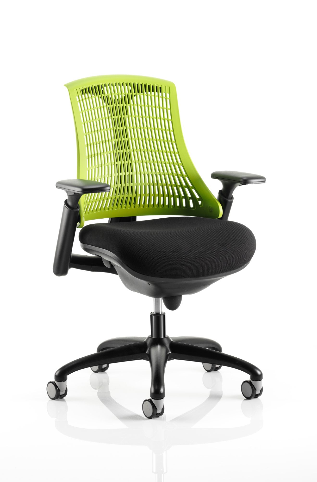 Flex Chair Black Frame With Green Back KC0074 DD
