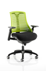 Flex Chair Black Frame With Green Back KC0074 DD