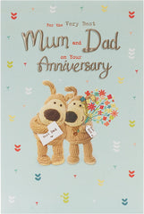 Boofle Parents Wedding Day Anniversary Card
