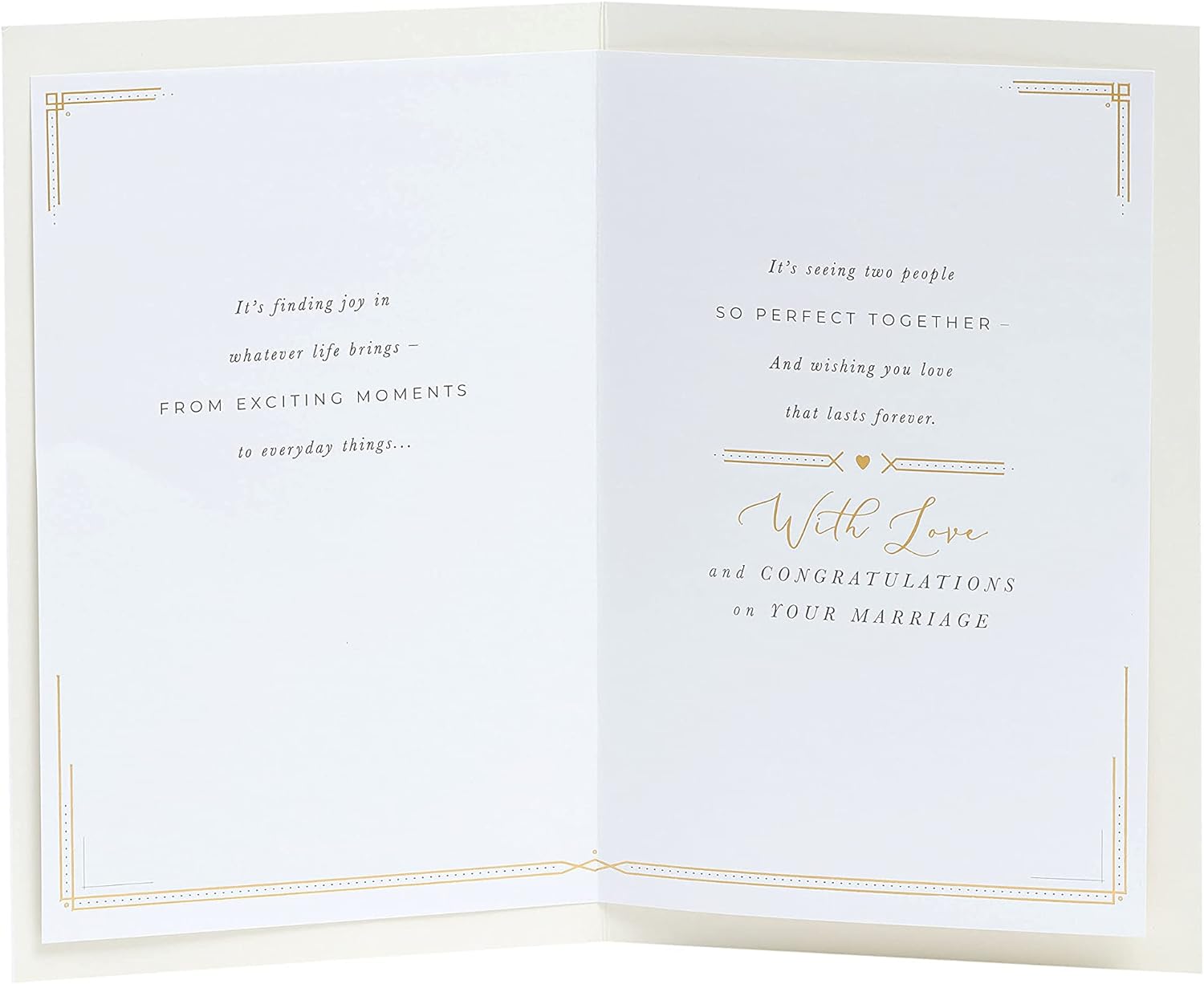 Wedding Card for Him/Her/Friend - Poetic Design