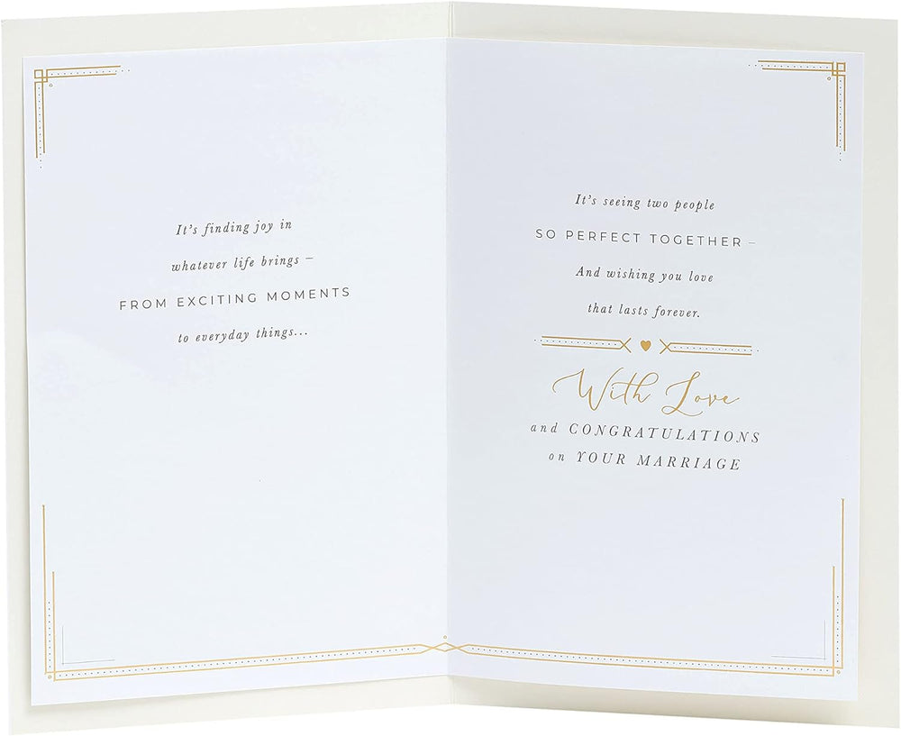 Wedding Card for Him/Her/Friend - Poetic Design
