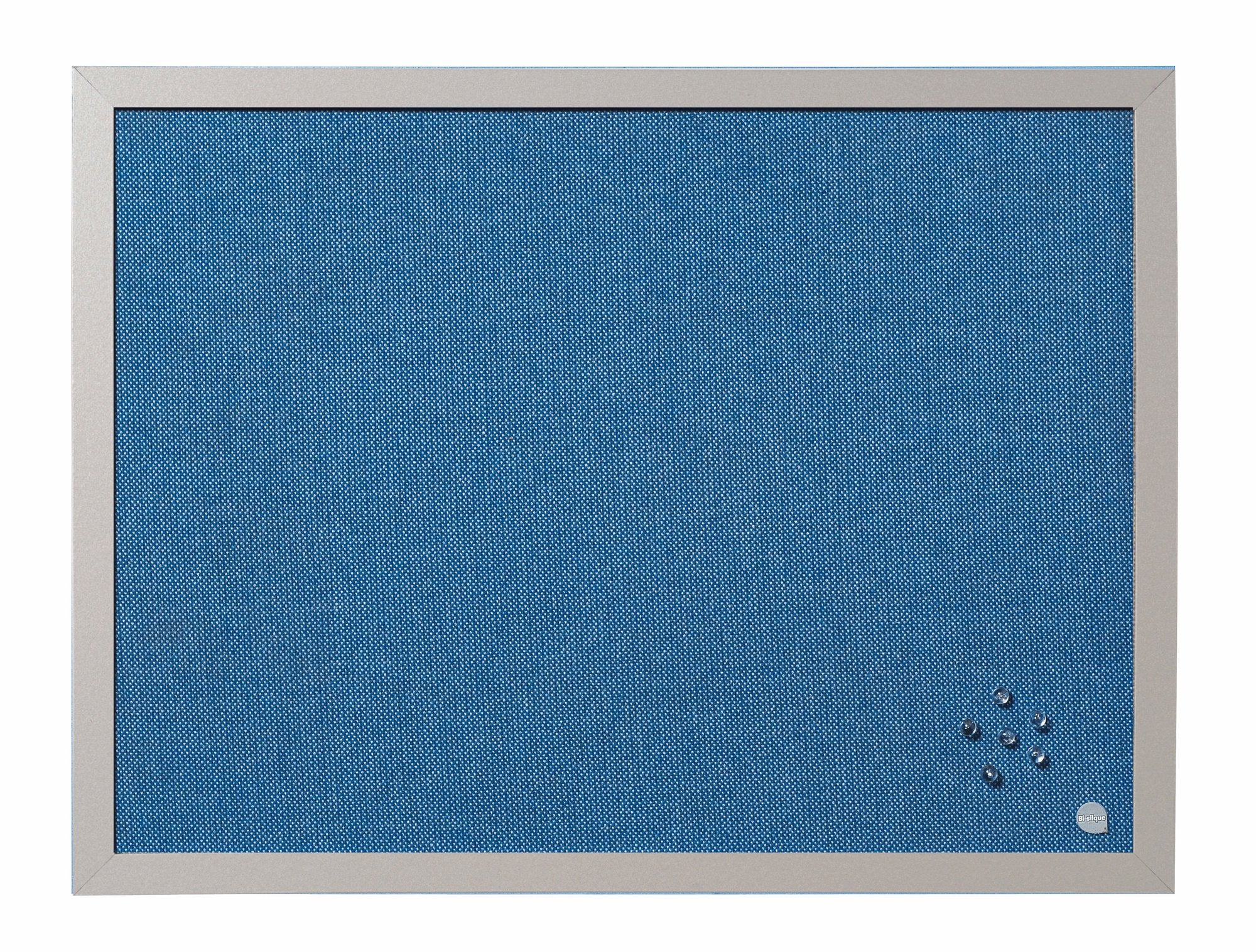 Bi-Office Blue Bells Pearl Noticeboard Aluminium Frame 600x450mm - FB04130608 DD