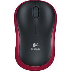 Logitech M185 Red Wireless Mouse