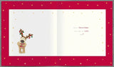 Boofle Brilliant Cousin – Adorable Cute Reindeer Christmas Greeting Card