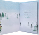 Hallmark Boxed Christmas Card for Girlfriend – Classic Winter Scene with Tree Design