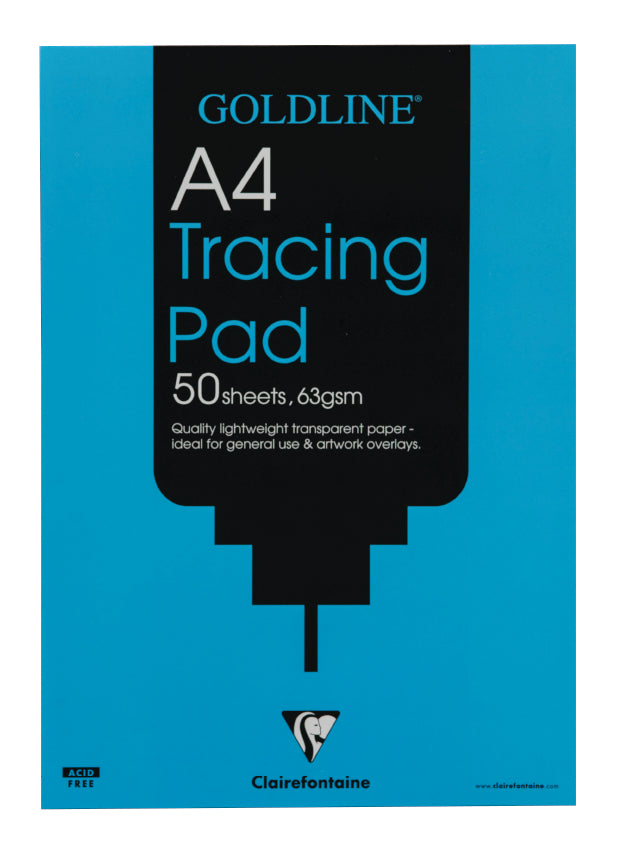 Clairefontaine Goldline Popular A4 Tracing Pad 63gsm 50 Sheets GPT2A4Z