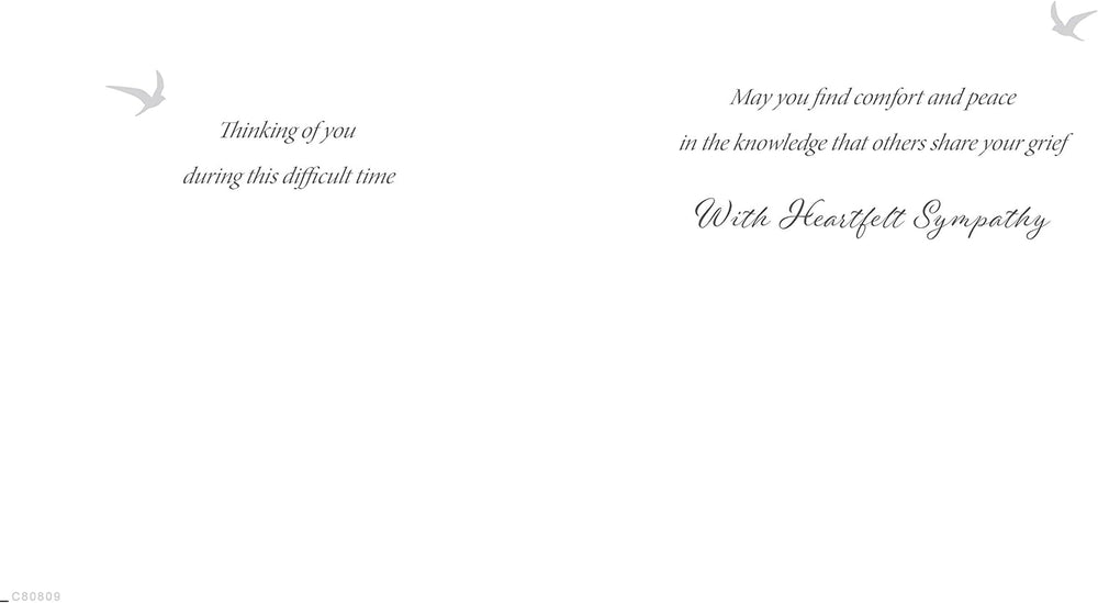 Deepest Sympathy for You and Your Family Sympathy Card