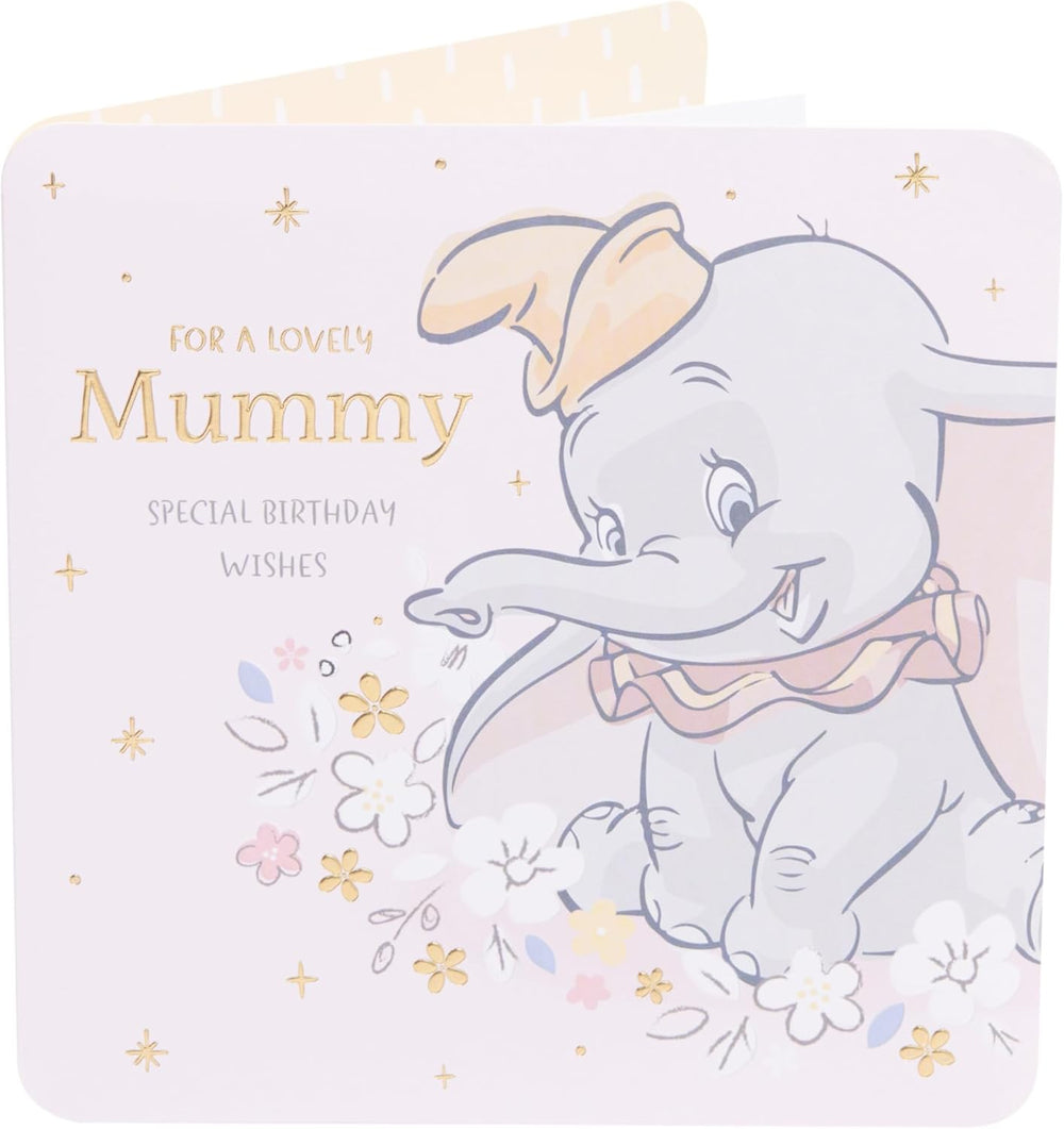 UK Greetings Disney Dumbo Birthday Card for Mummy - Special Wishes Design