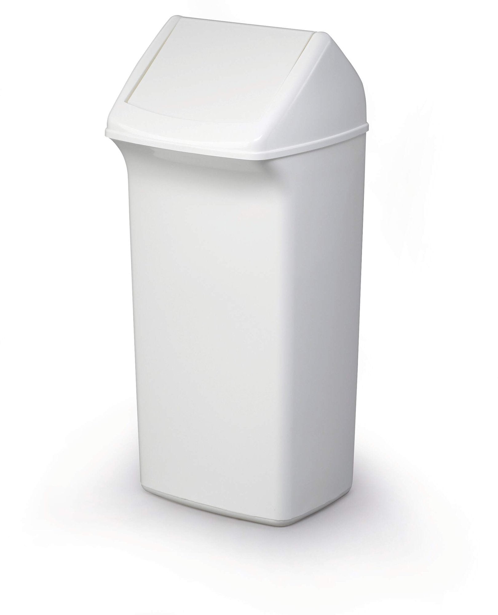 Durable DURABIN Plastic Waste Recycling Bin Rectangular 40 Litre with White Lid - 1809798010 DD