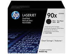 HP 90X Black High Yield Toner Cartridge Twinpack 2 x 24K pages (Pack 2) for HP LaserJet Enterprise M602/M603 - CE390XD