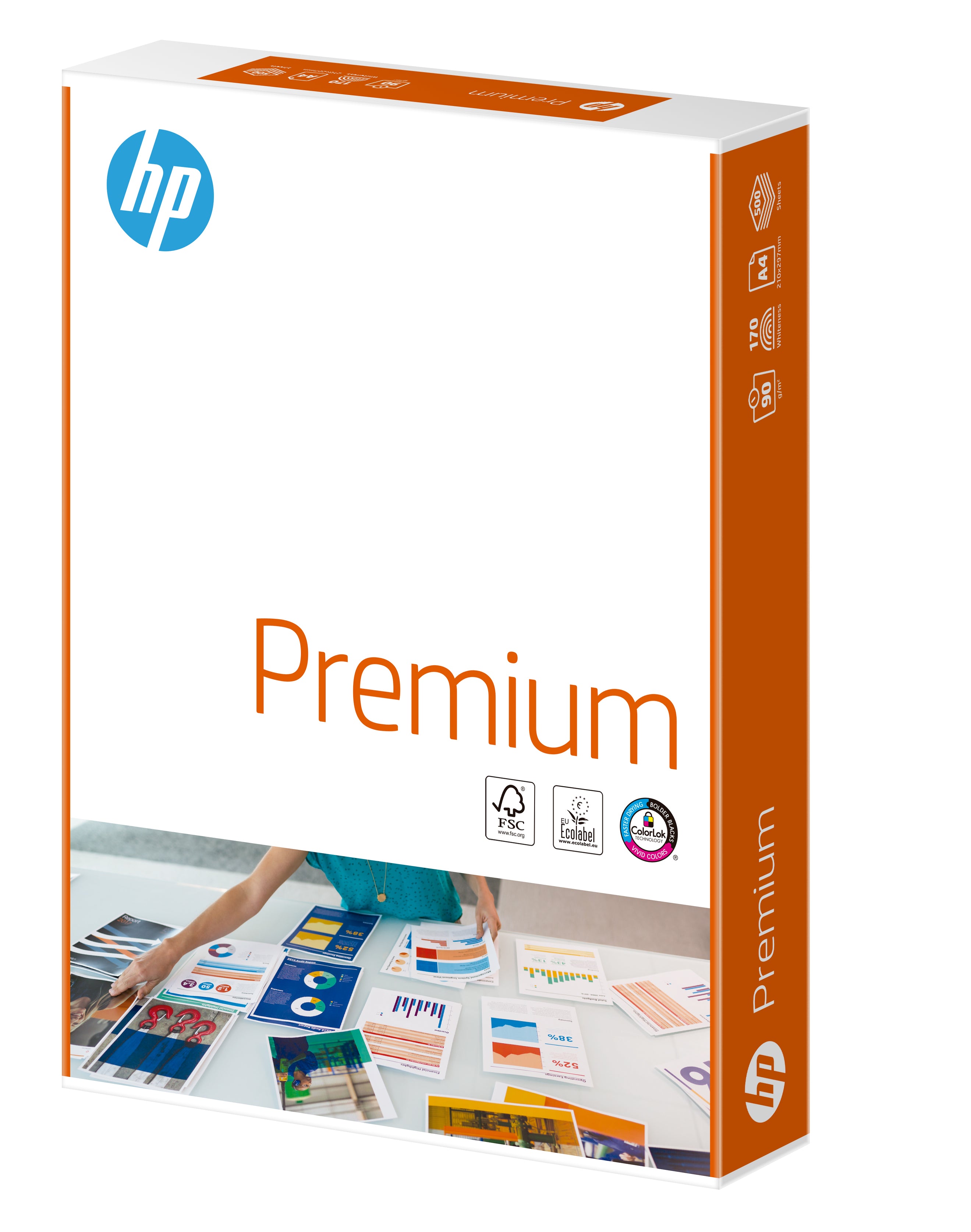 HP Premium Paper FSC Paper A4 90gsm White (Ream 500) CHPPR090X429