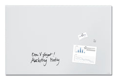 Artverum Magnetic Glass Drywipe Board Matt Super White 1000x650 - GL541 DD