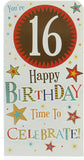 Xpress Yourself 16th birthday greeting card with elegant design, perfect for celebrating with a luxury money wallet card.