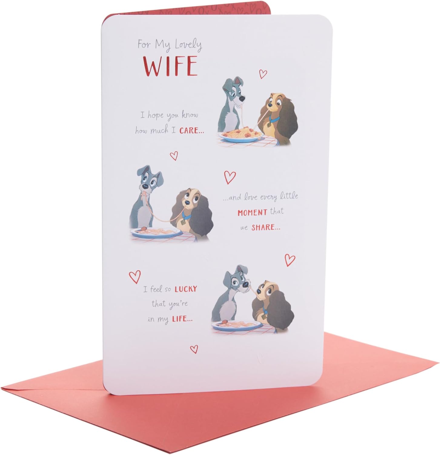 Romantic Wife Birthday Card Lady and the Tramp