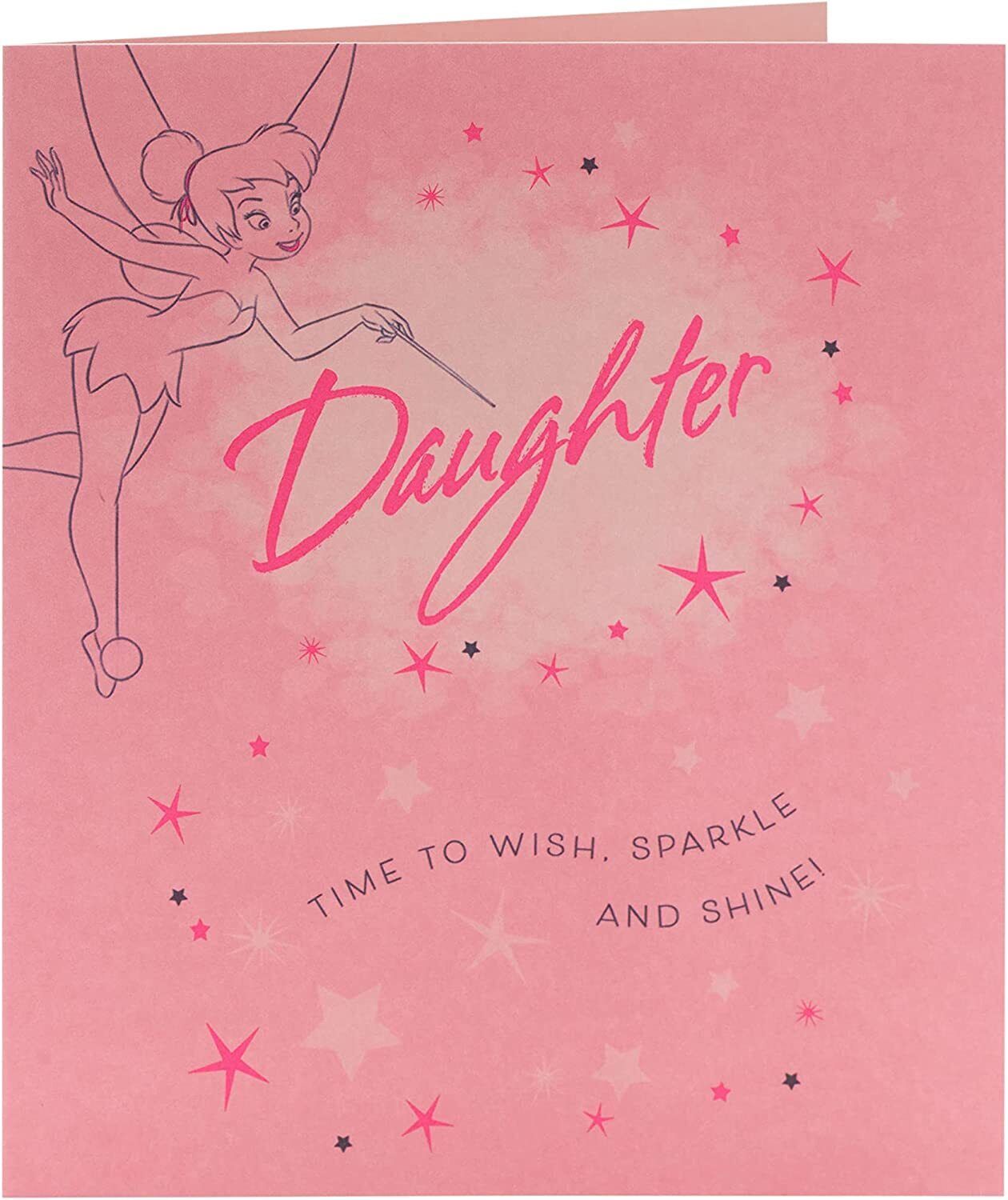Disney Tinker Bell Daughter Birthday Card
