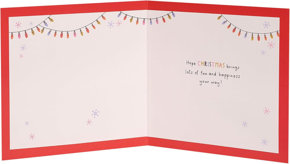 UK Greetings Christmas Card to Both of You – Knitted Jumpers Festive Design