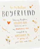 UK Greetings Valentine's Day Card for Boyfriend - Sweet Rhyme Design