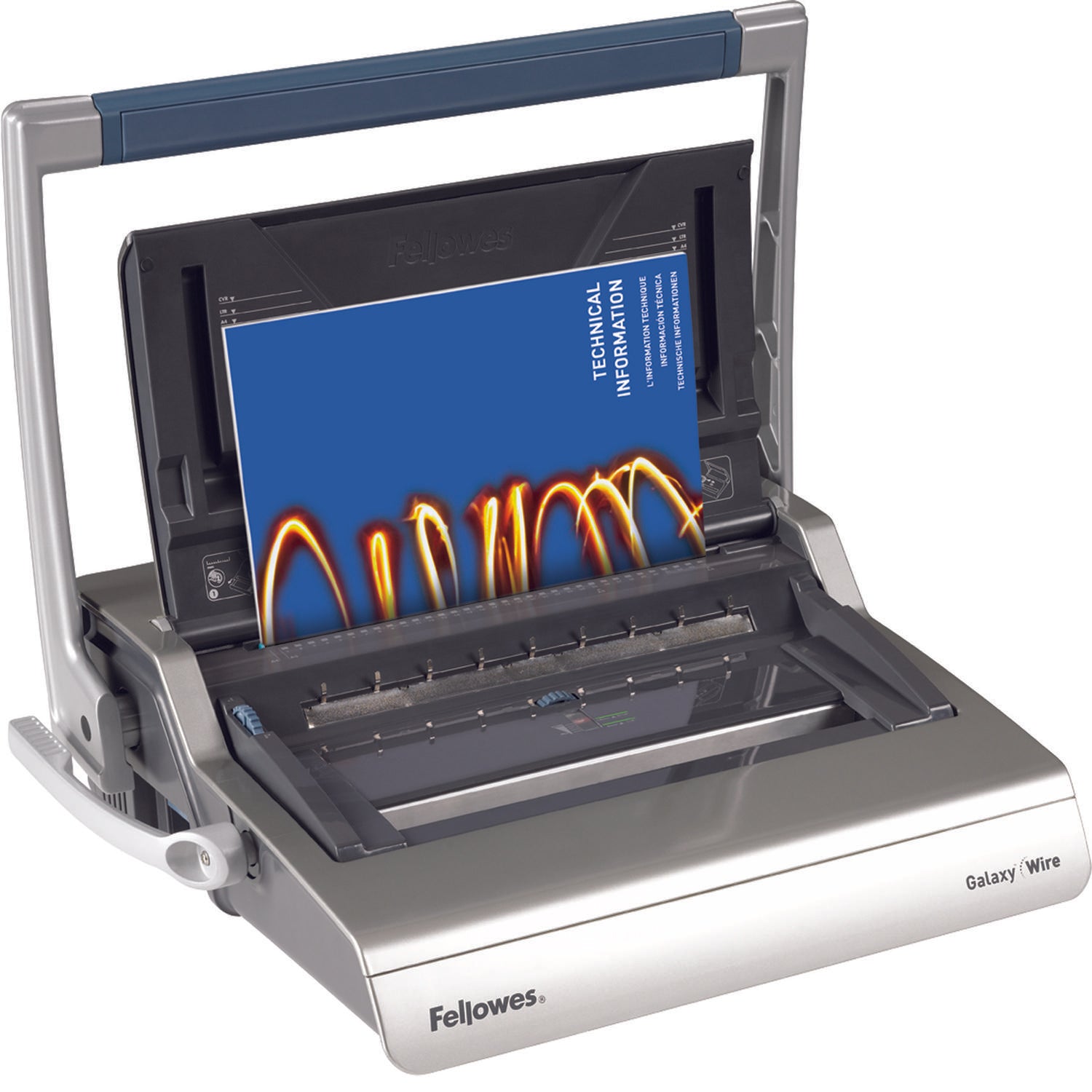 Fellowes Galaxy Manual Wire Binding Machine Grey 5622401