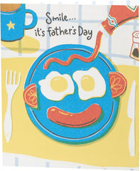 UK Greetings Father's Day Card for Him - Funny Breakfast Design