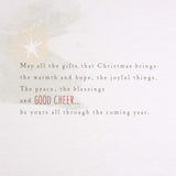 Christmas Greeting Card for Godson with Cute Festive Design and Heartfelt Wishes